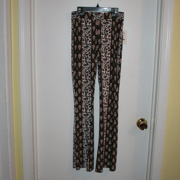 Pink Rose Knit Pants - Picture 1 of 2